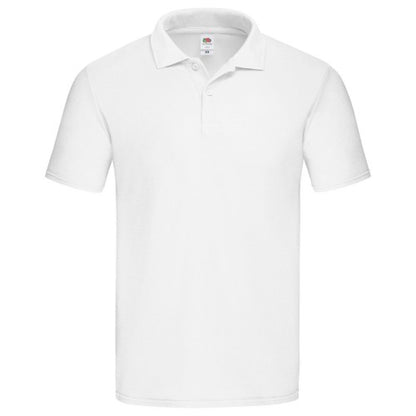 Front - Fruit of the Loom Mens Original Plain Polo Shirt