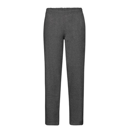 Front - Fruit of the Loom Mens Classic Open Hem Jogging Bottoms