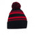 Front - Beechfield Fan Striped Beanie