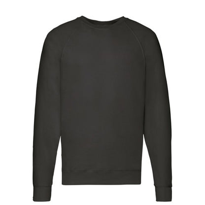 Front - Fruit of the Loom Mens Lightweight Raglan Jumper