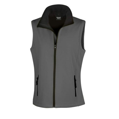 Front - Result Core Womens/Ladies Softshell Printable Gilet