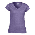 Front - Gildan Ladies Soft Style Short Sleeve V-Neck T-Shirt
