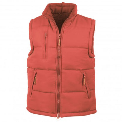 Front - Result Mens Ultra Padded Bodywarmer Water Repellent Windproof Jacket