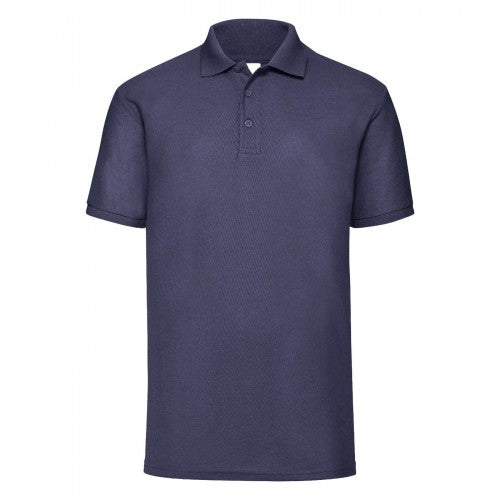 Front - Jerzees Colours Mens Ultimate Cotton Short Sleeve Polo Shirt