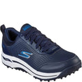 Front - Skechers Mens Go Golf Set Up Leather Arch Fit Golf Shoes