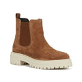 Front - Geox Womens/Ladies Iridea Suede Ankle Boots