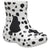 Front - Crocs Childrens/Kids Classic Dalmatian Print Boots