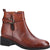 Front - Riva Womens/Ladies Emily Leather Ankle Boots