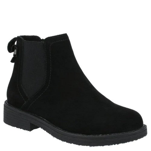 Front - Hush Puppies Womens/Ladies Maddy Suede Wide Ankle Boots