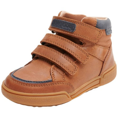 Front - Geox Boys Poseido Leather Trainers