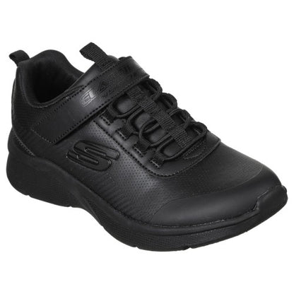 Front - Skechers Girls Cutie Microspec School Shoes