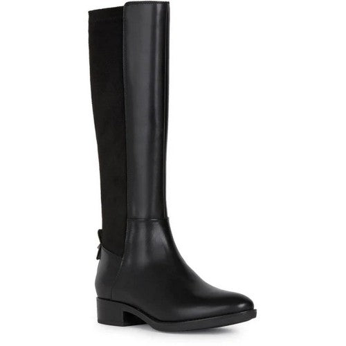 Front - Geox Womens/Ladies Felicity Leather Calf Boots