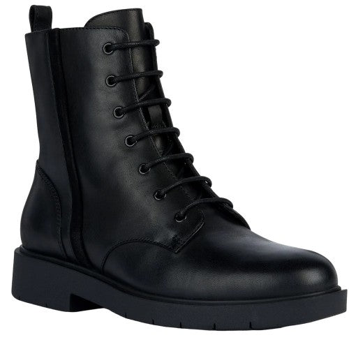 Front - Geox Womens/Ladies Spherica Suede Ankle Boots