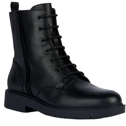 Front - Geox Womens/Ladies Spherica Suede Ankle Boots