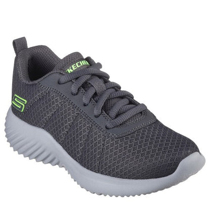 Front - Skechers Boys Bounder - Karonik Trainers