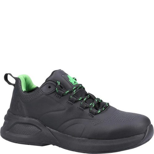 Front - Amblers Womens/Ladies AS612 Fern Leather Safety Trainers