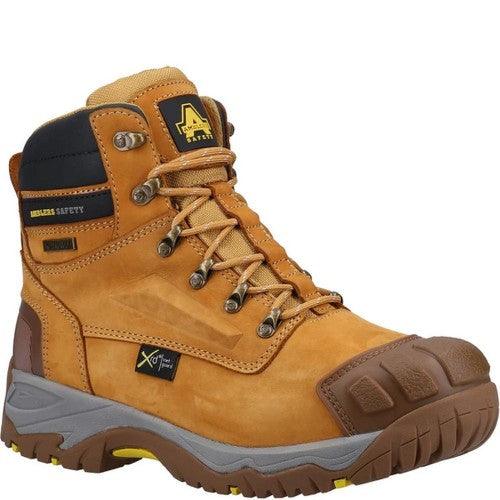 Front - Amblers Mens FS986 Nubuck Safety Boots