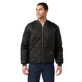 Front - Dickies Workwear Mens Diamond Nylon Quilted Jacket