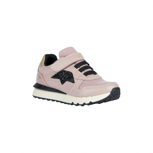 Front - Geox Girls Fastics Trainers