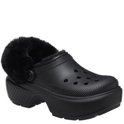 Front - Crocs Womens/Ladies Stomp Lined Clogs