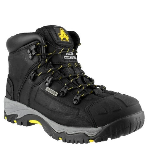 Front - Amblers Unisex Adult FS32 Leather Waterproof Safety Boots