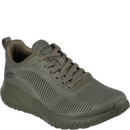 Front - Skechers Womens/Ladies Bob Squad Chaos Face Off Trainers