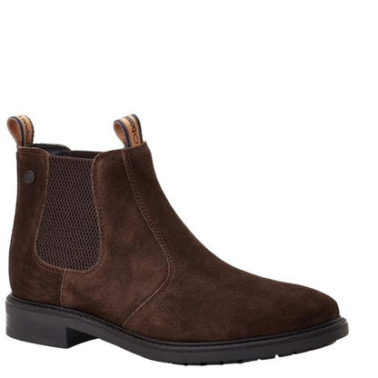 Front - Base London Mens Nelson Suede Chelsea Boots
