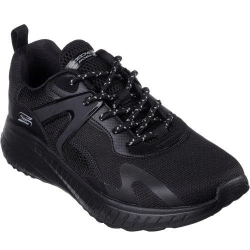 Front - Skechers Mens Bobs Squad Chaos Elevated Drift Trainers