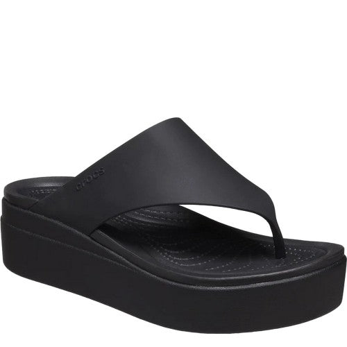 Front - Crocs Womens/Ladies Brooklyn Flip Flops