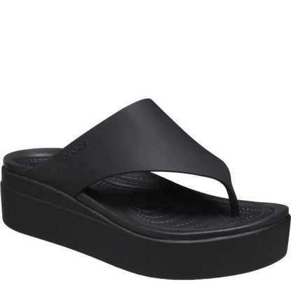 Front - Crocs Womens/Ladies Brooklyn Flip Flops