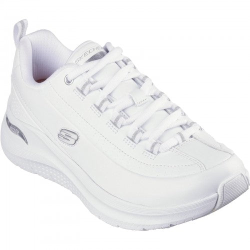 Front - Skechers Womens/Ladies Arch Fit 2.0 - Star Bound Leather Trainers