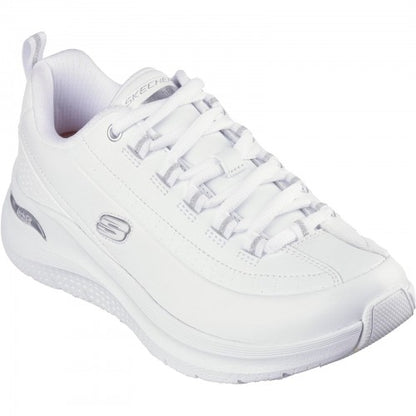 Front - Skechers Womens/Ladies Arch Fit 2.0 - Star Bound Leather Trainers