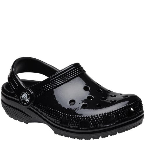Front - Crocs Toddler Classic High Shine Clogs