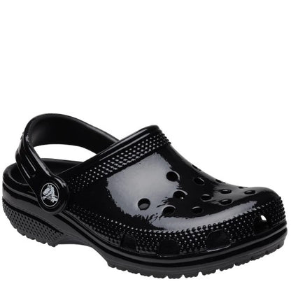 Front - Crocs Toddler Classic High Shine Clogs