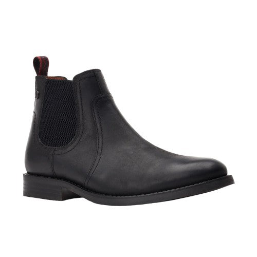 Front - Base London Mens Bateman Leather Chelsea Boots