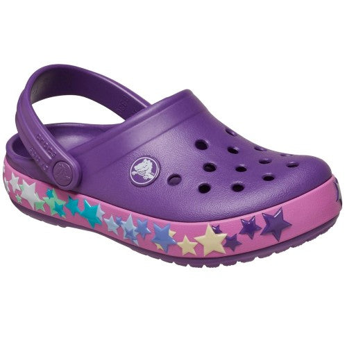 Front - Crocs Childrens/Kids Crocband Stars Clogs