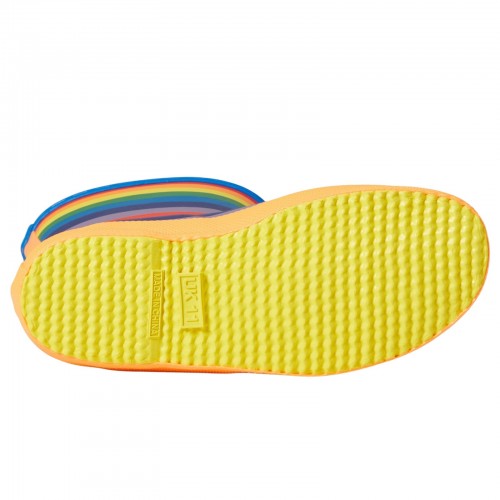 Front - Hunter Childrens/Kids Original First Classic Rainbow Wellington Boots