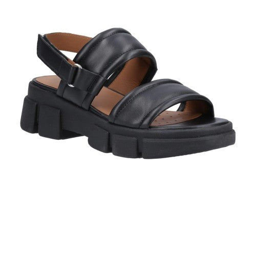 Front - Geox Womens/Ladies Lisbona Leather Sandals