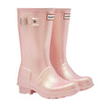 Front - Hunter Childrens/Kids Original Pearlised Wellington Boots