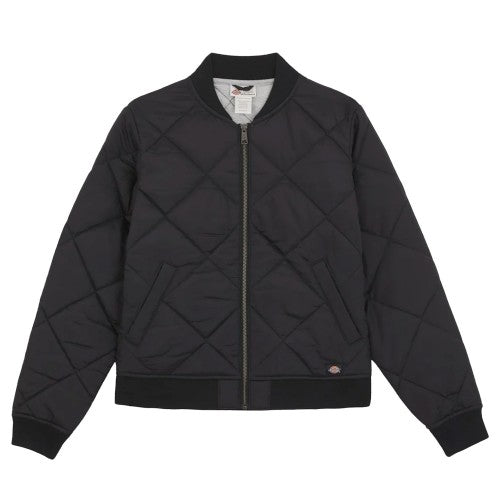 Front - Dickies Womens/Ladies Quilted Bomber Jacket