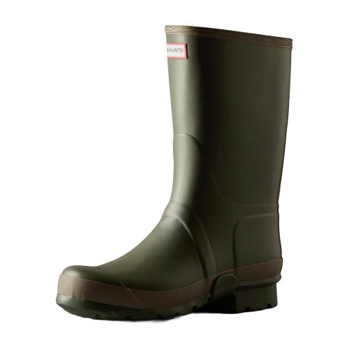 Front - Hunter Mens Gardener Waterproof Wellington Boots