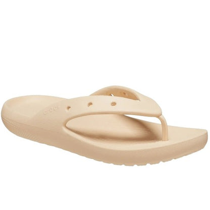 Front - Crocs Unisex Adult Classic Flip Flops