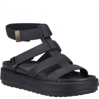 Front - Crocs Womens/Ladies Brooklyn Luxe Gladiator Sandals