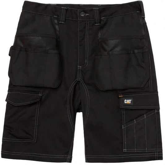 Front - Caterpillar Mens Essential Stretch Holster Pocket Shorts