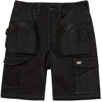 Front - Caterpillar Mens Essential Stretch Holster Pocket Shorts