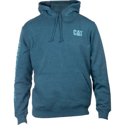 Front - Caterpillar Mens Trademark Banner Hoodie