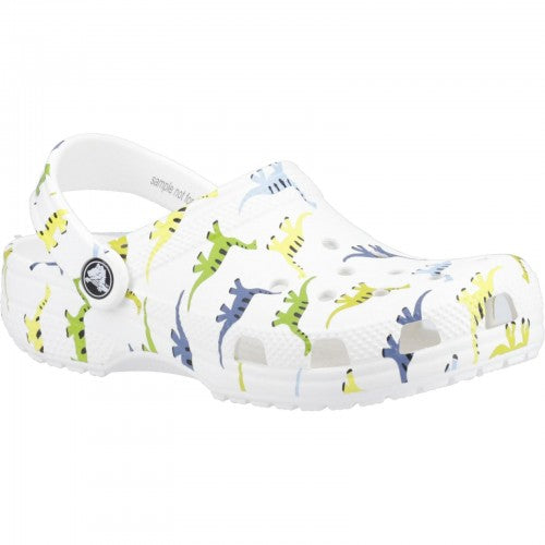 Front - Crocs Childrens/Kids Classic Dinosaur Clogs