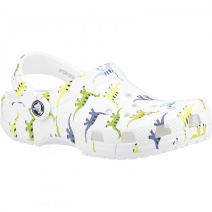 Front - Crocs Childrens/Kids Classic Dinosaur Clogs