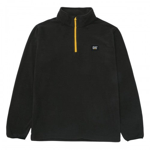 Front - Caterpillar Mens Quarter Zip Fleece Top