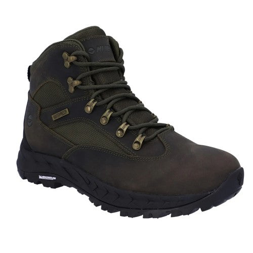 Front - Hi-Tec Mens Euro Trail Walking Boots